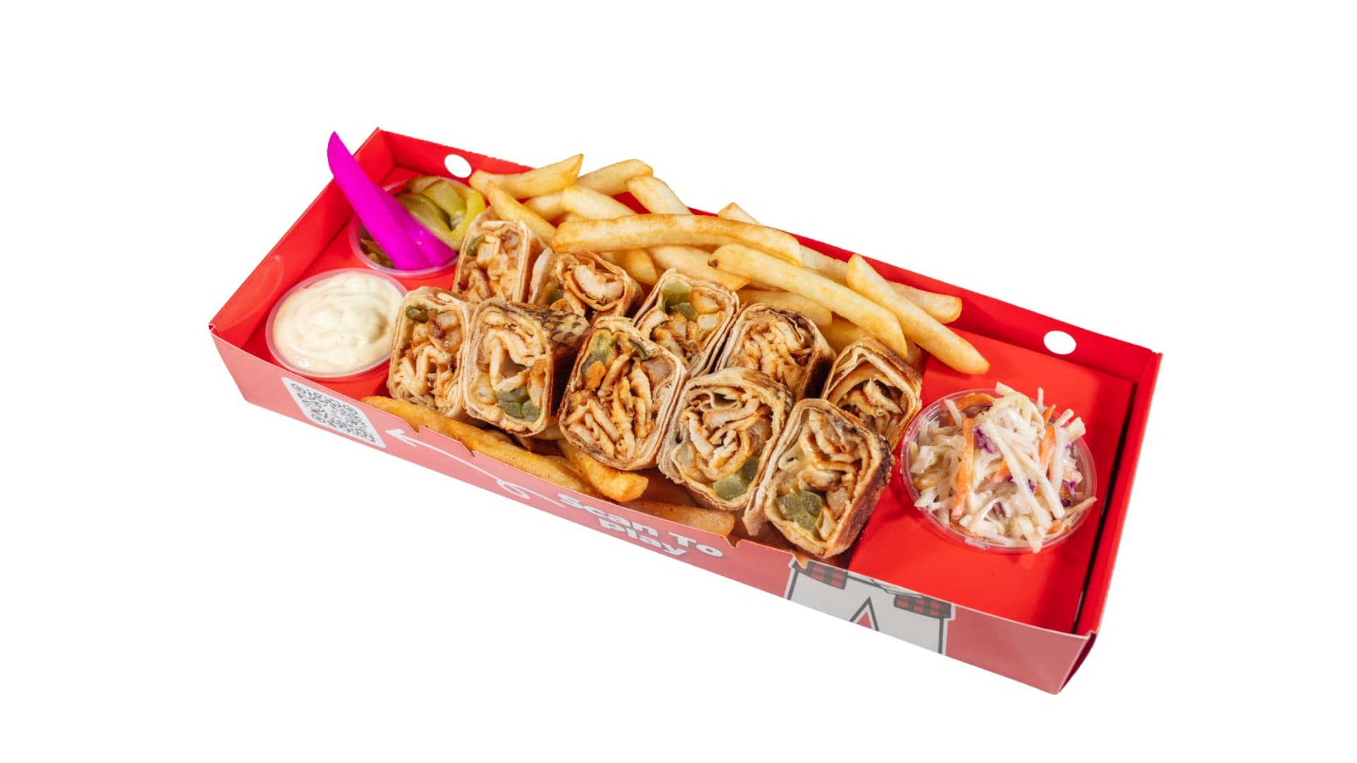 Chicken Shawarma Saj Meal